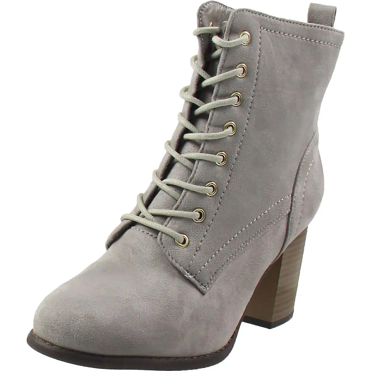 WD Baylor Womens Heeled Zipper Ankle Boots