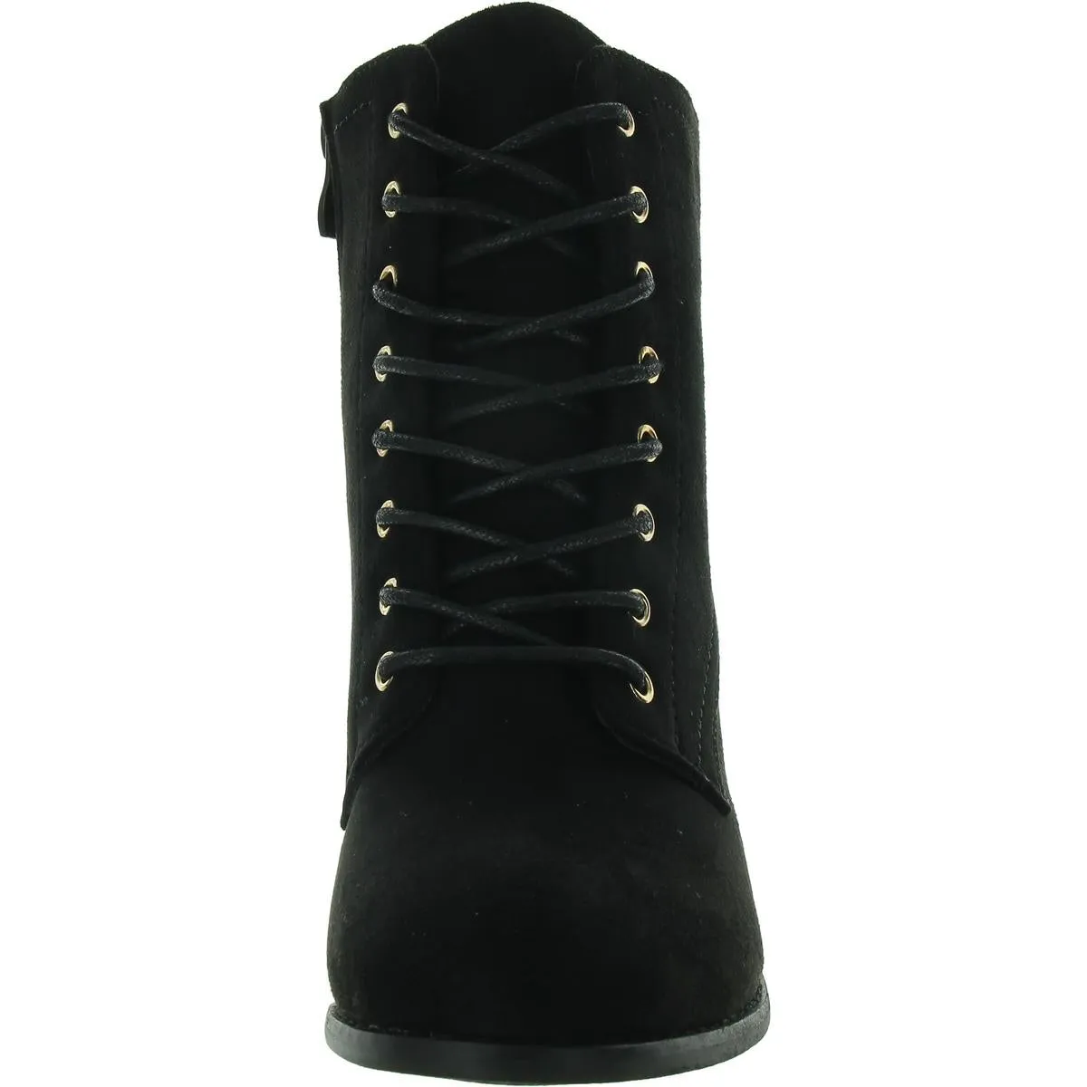 WD Baylor Womens Heeled Zipper Ankle Boots