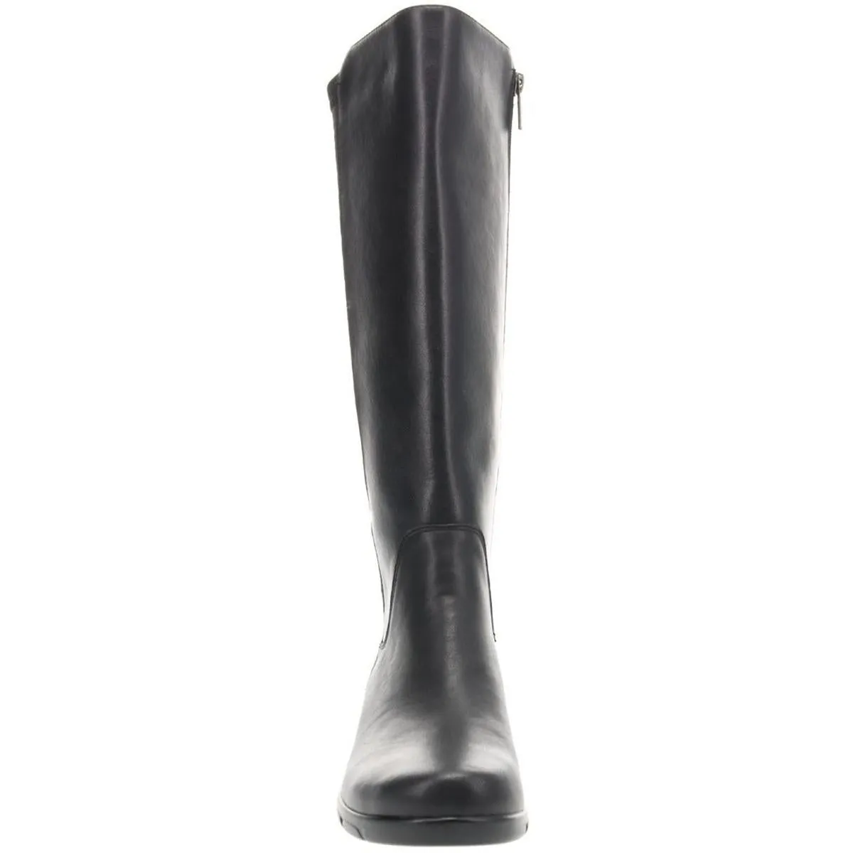 West Womens Leather Embossed Knee-High Boots