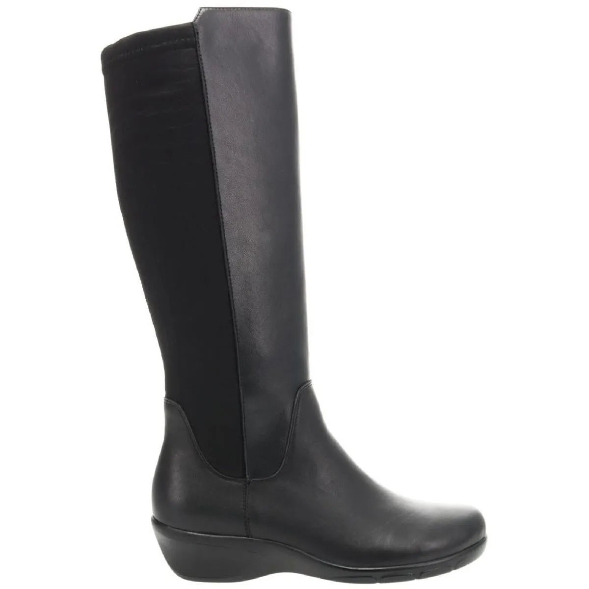 West Womens Leather Embossed Knee-High Boots