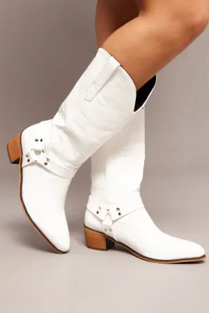 White Cowboy Boots