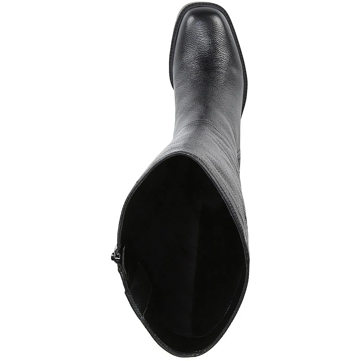 Willow  Womens Faux Leather Block Heel Mid-Calf Boots