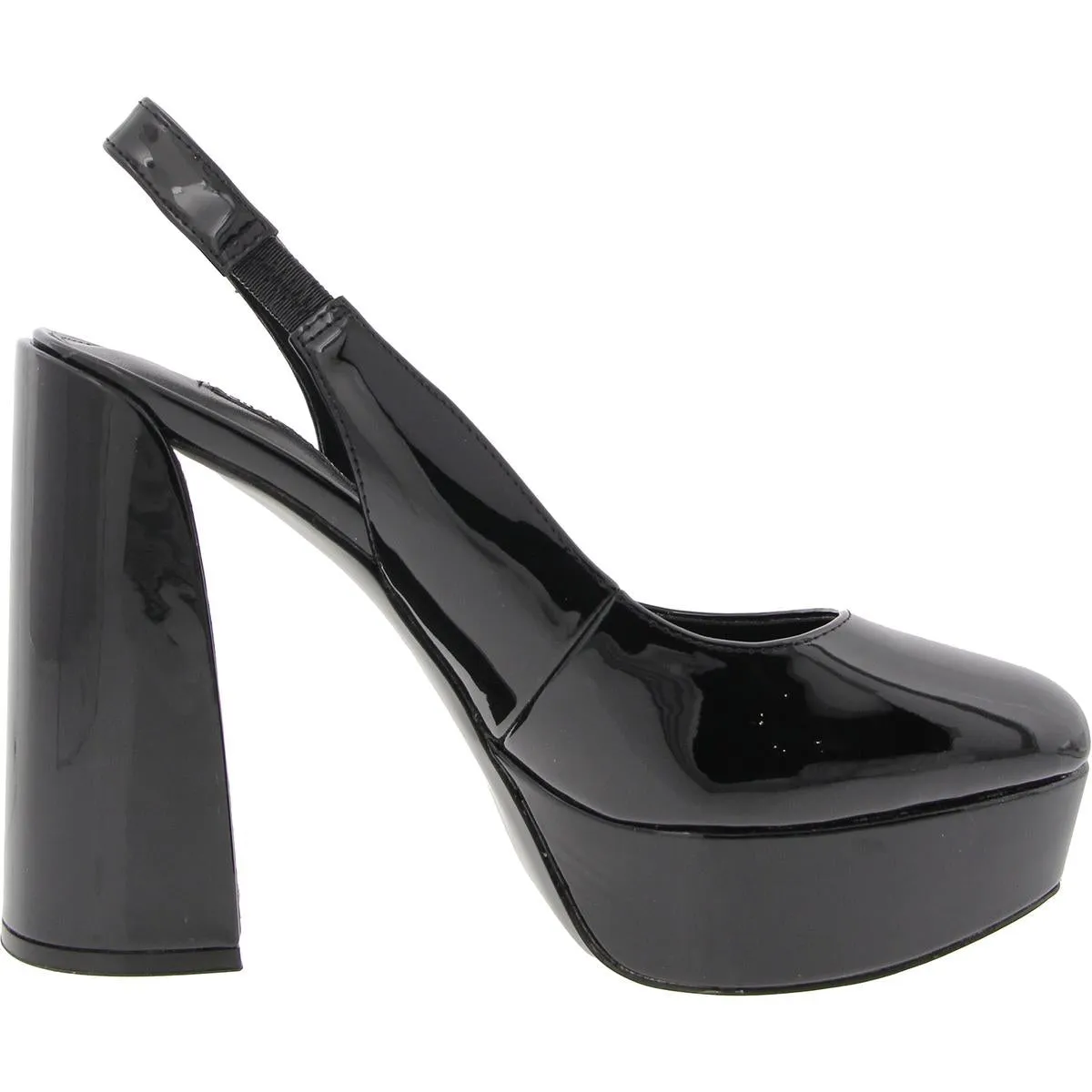 WNTRINS3 Womens Block Heel Manmade Platform Heels