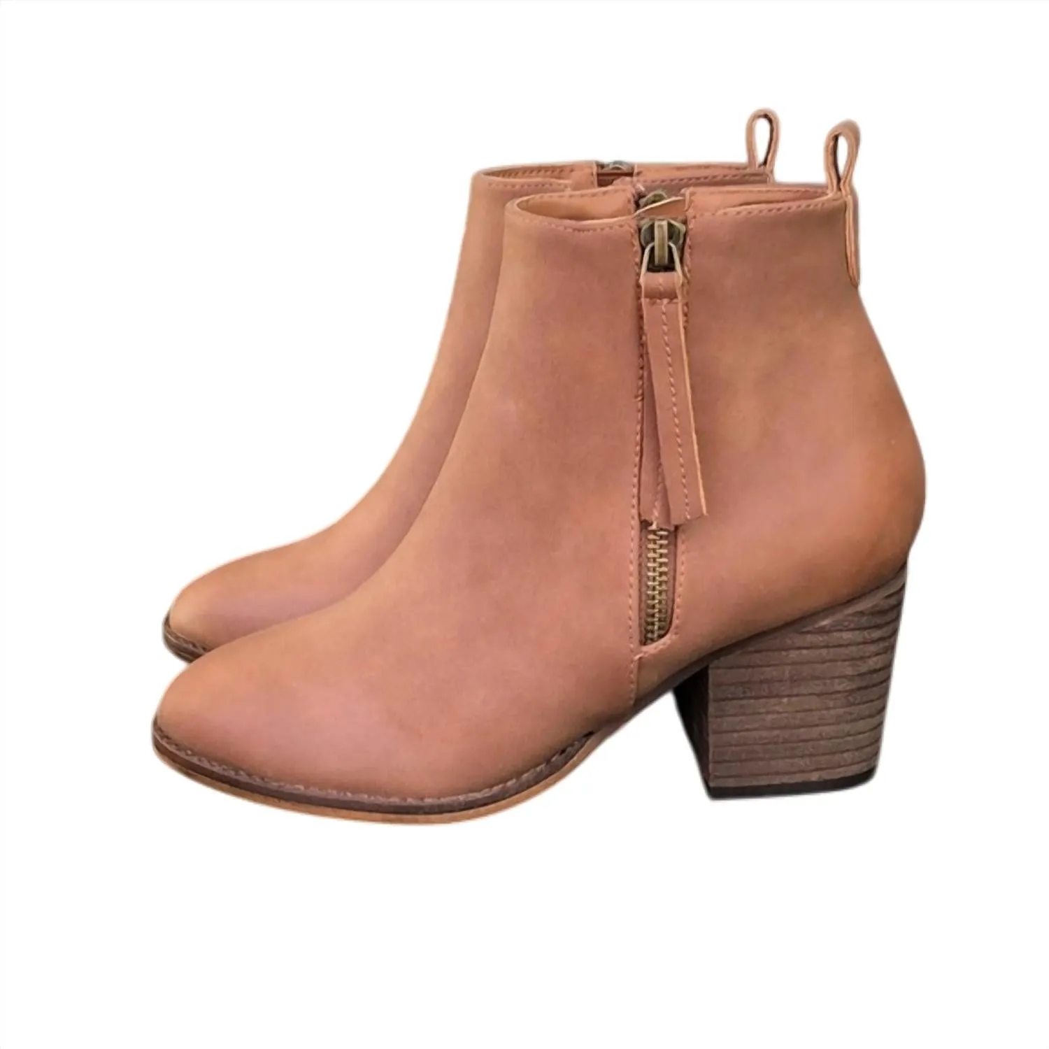 Women's Albina Zip Boot In Toffee