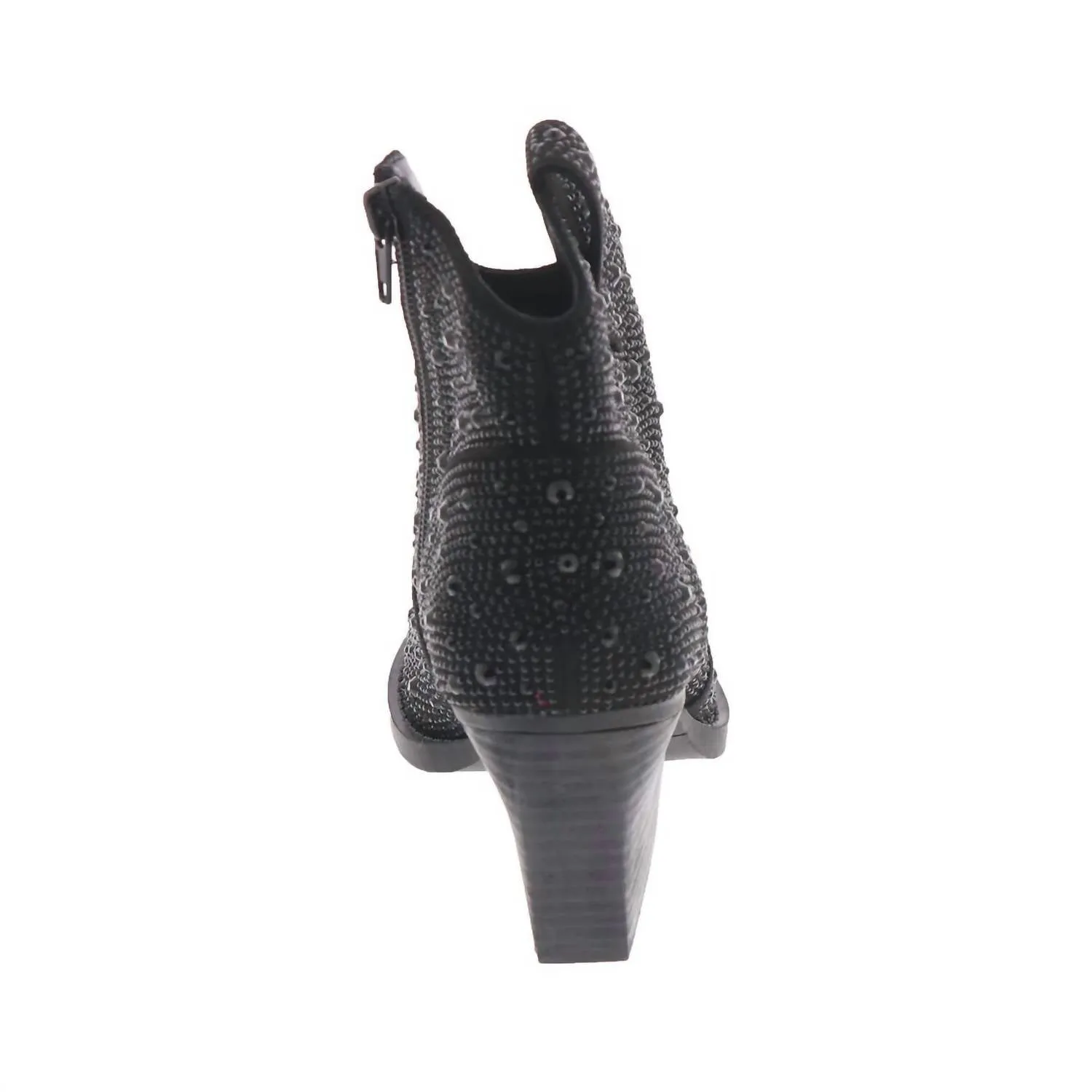 Women's Austin Leg Up Rhinestone Booties In Black