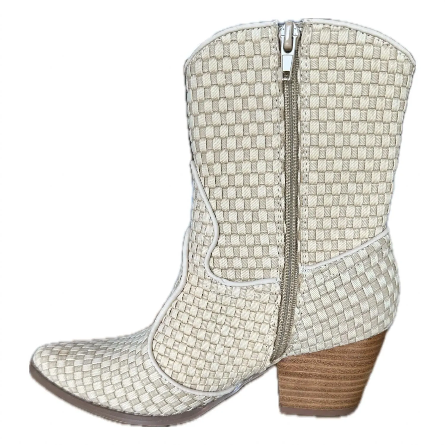 Women's Bambi Boot In Natural Weave