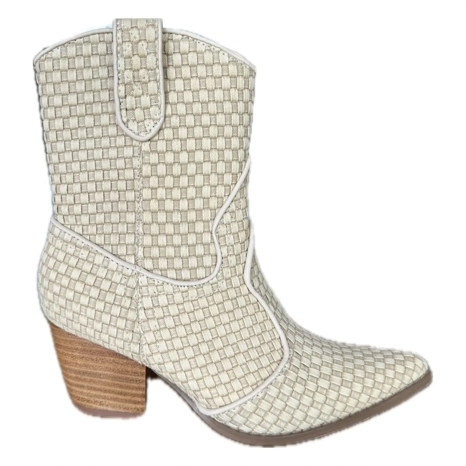 Women's Bambi Boot In Natural Weave