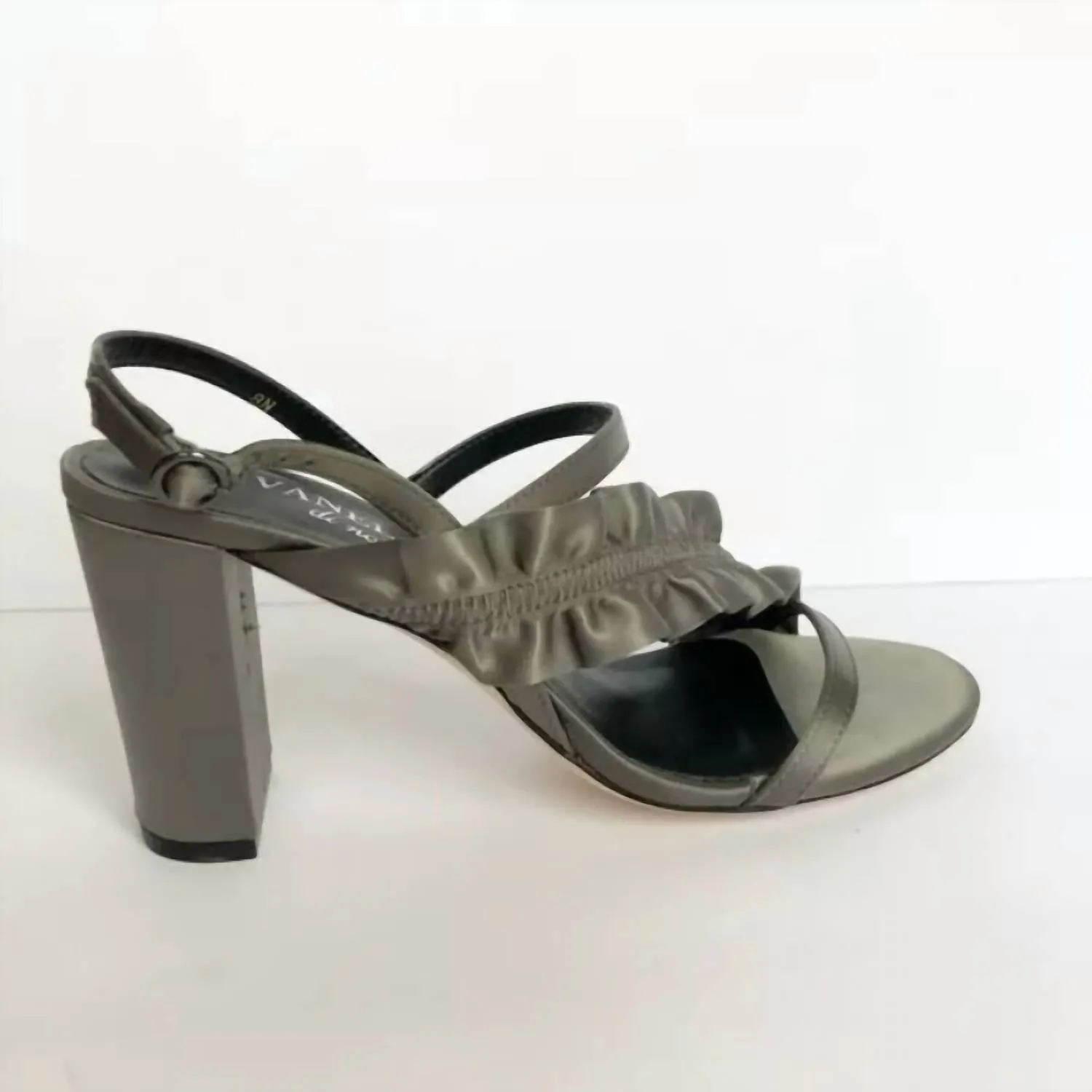 Women's Beyla Slingback Heels In Petwer Satin