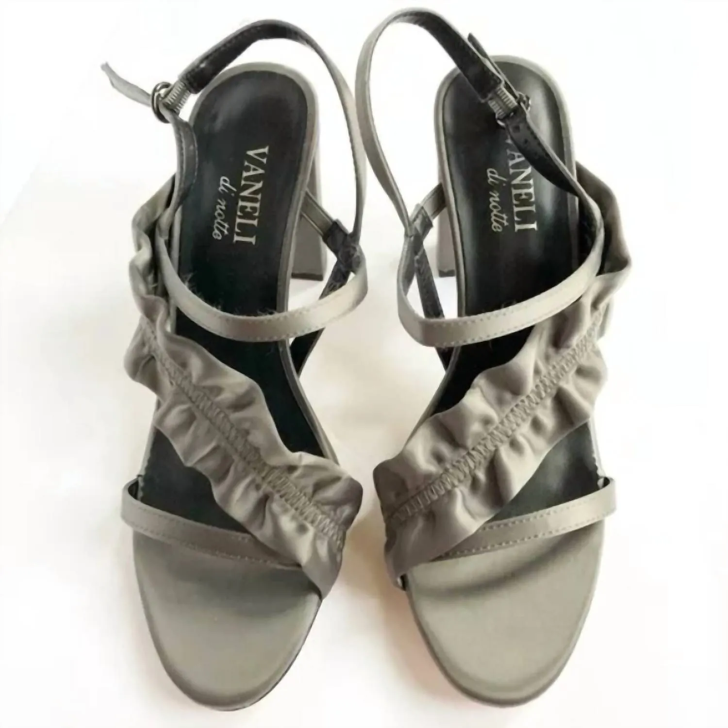 Women's Beyla Slingback Heels In Petwer Satin