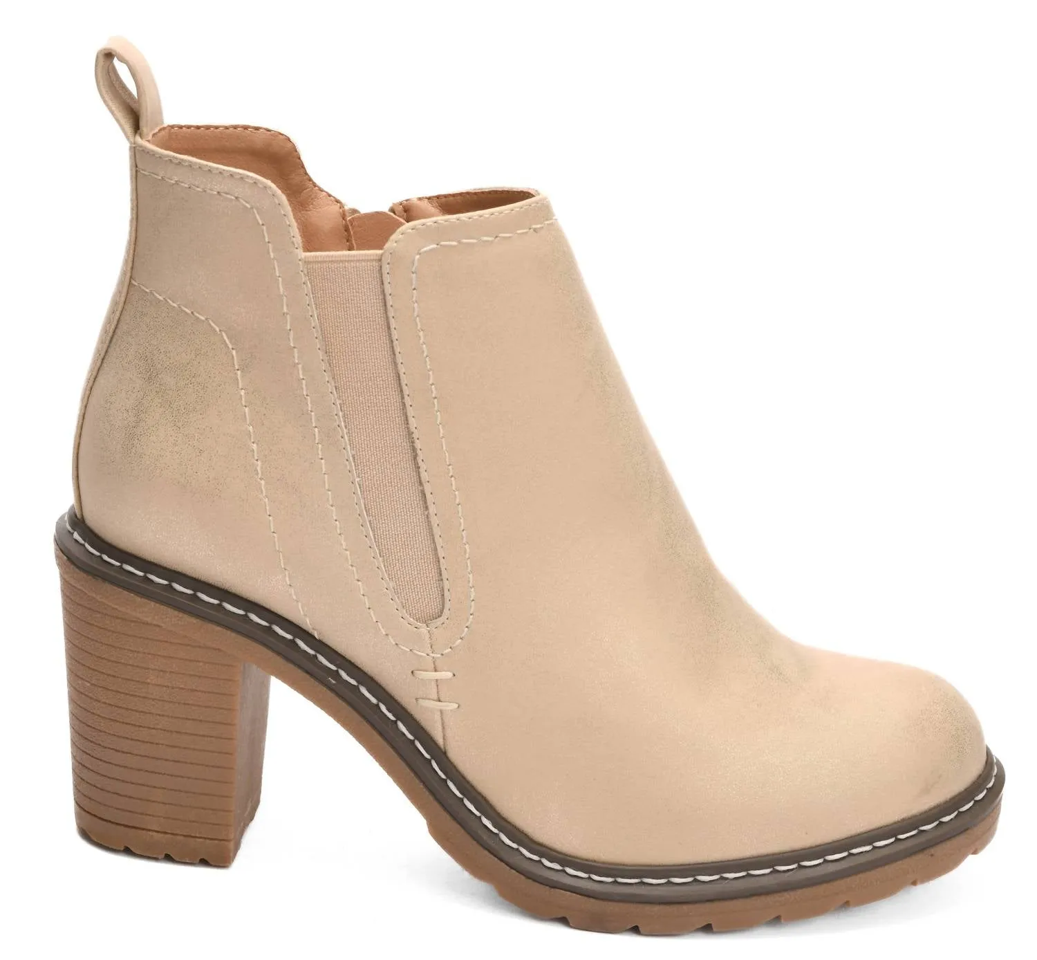 Women's Bite Me Bootie In Gold
