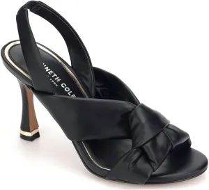 Women's Blanche 85 Knot Slingback Heels In Black