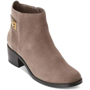Womens Block Heel Man Made Ankle Boots