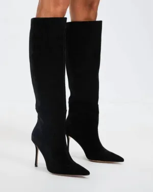 Women's Bodin Suede Boot In Black