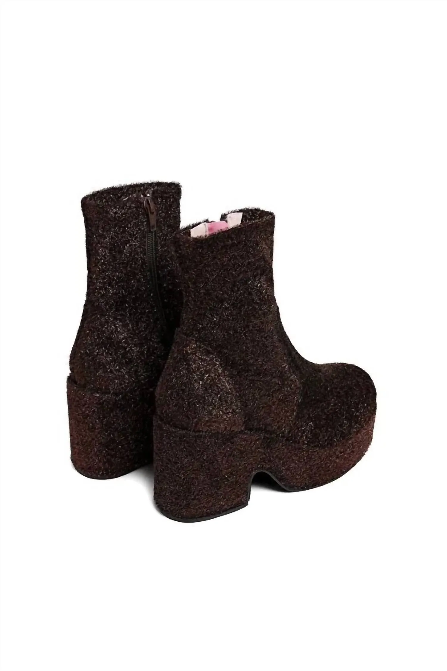 Women's Bratz Platform Boots In Brown