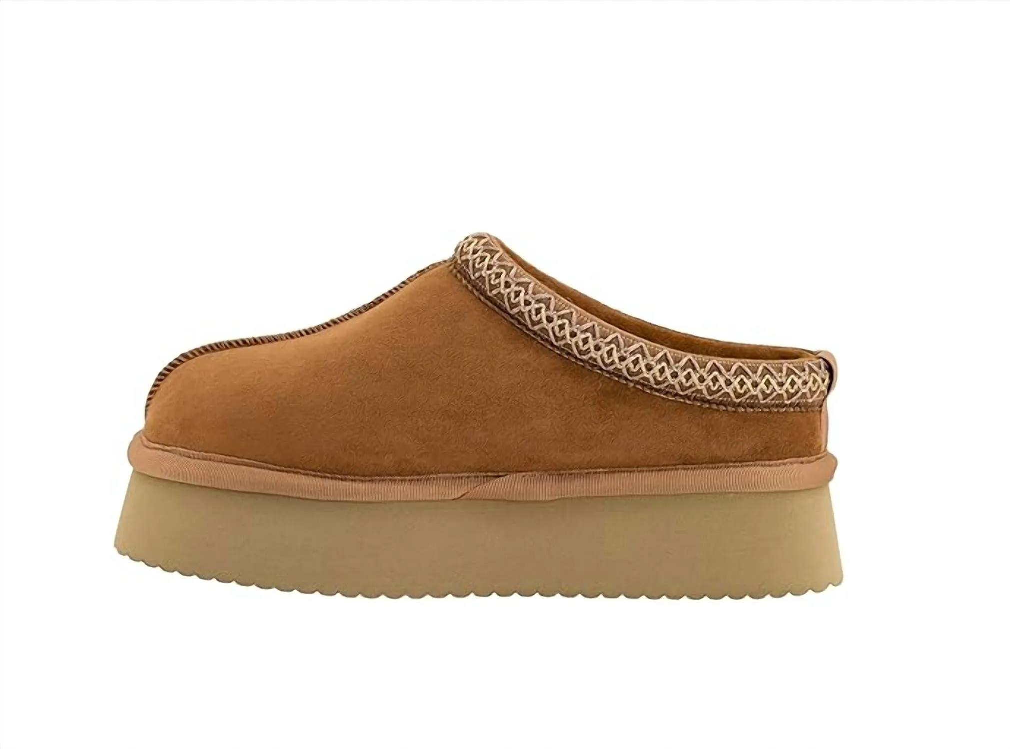 Women's Brown Faux Suede Shoes In Brown