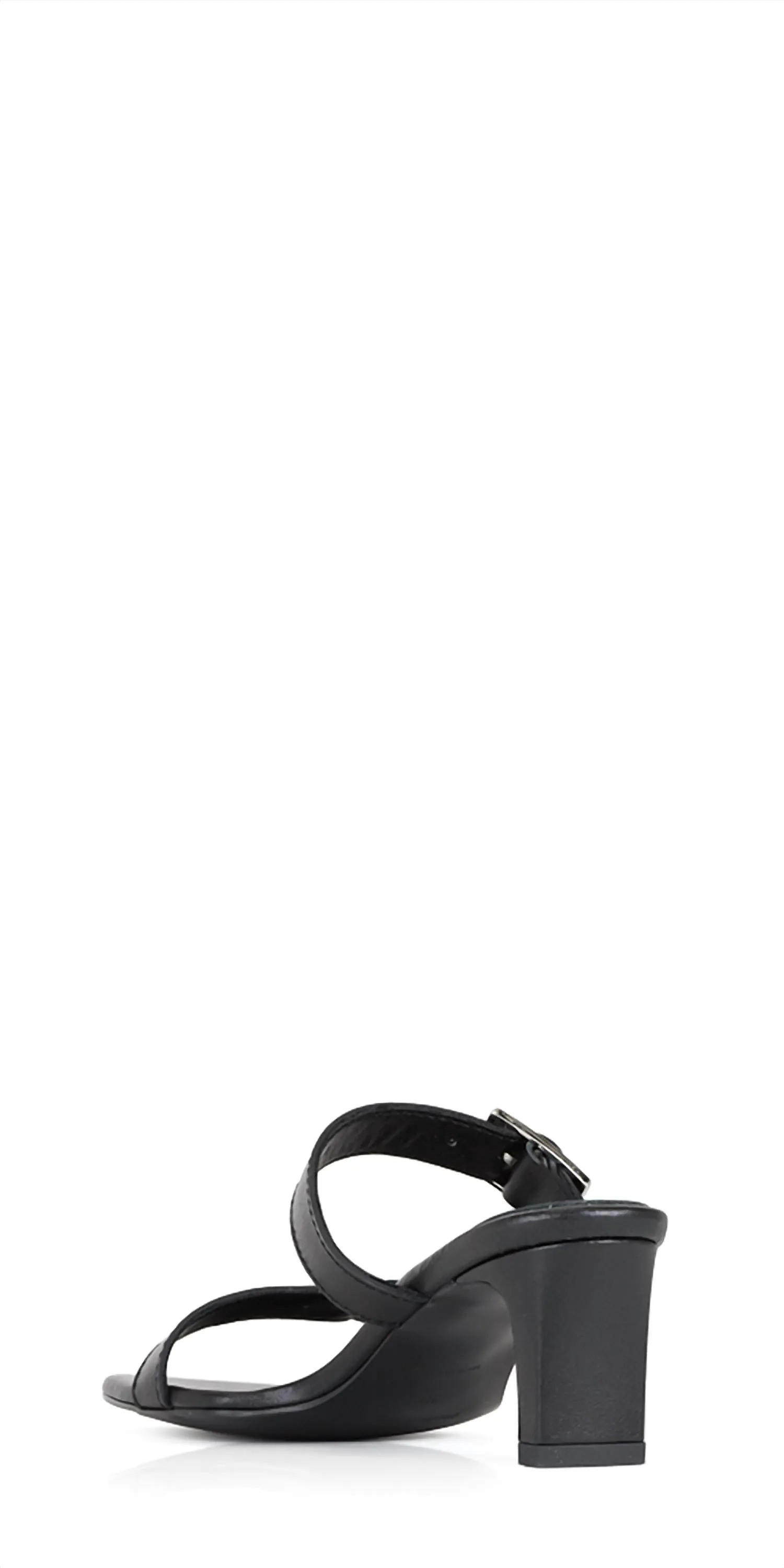 Women's Buckle Heels In Black