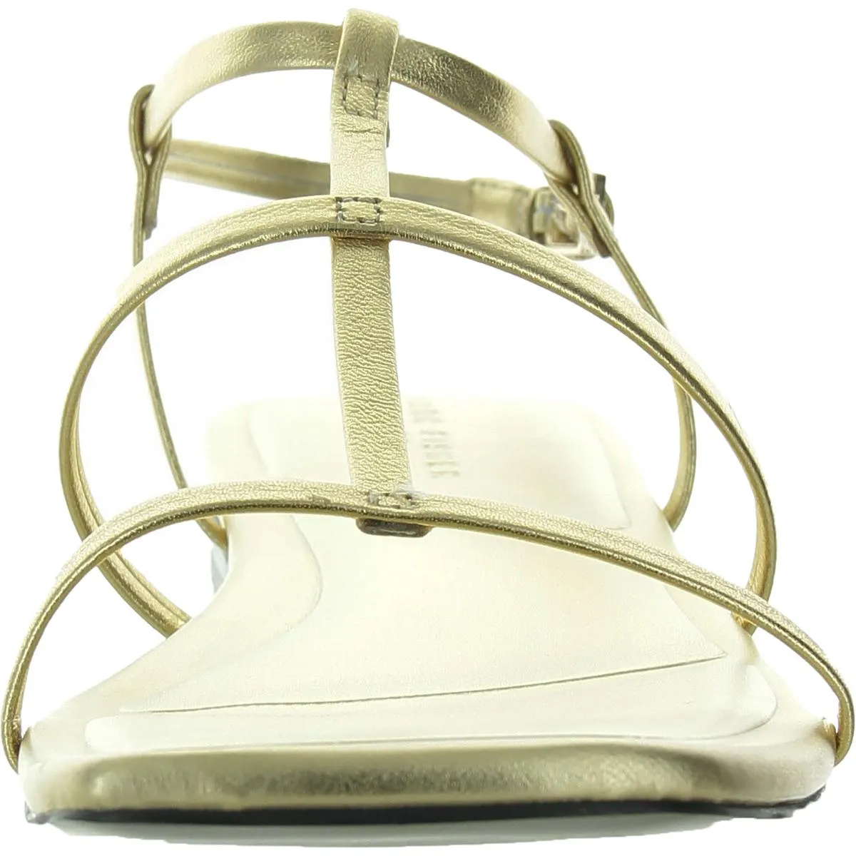 Womens Buckle Leather Ankle Strap