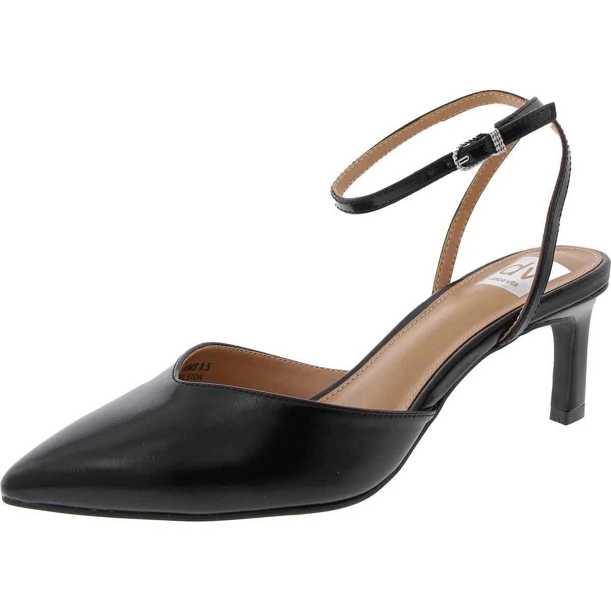 Womens Buckle Manmade Ankle Strap