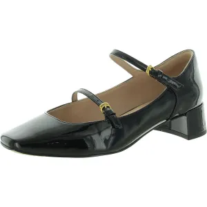 Womens Buckle Mary Jane Heels