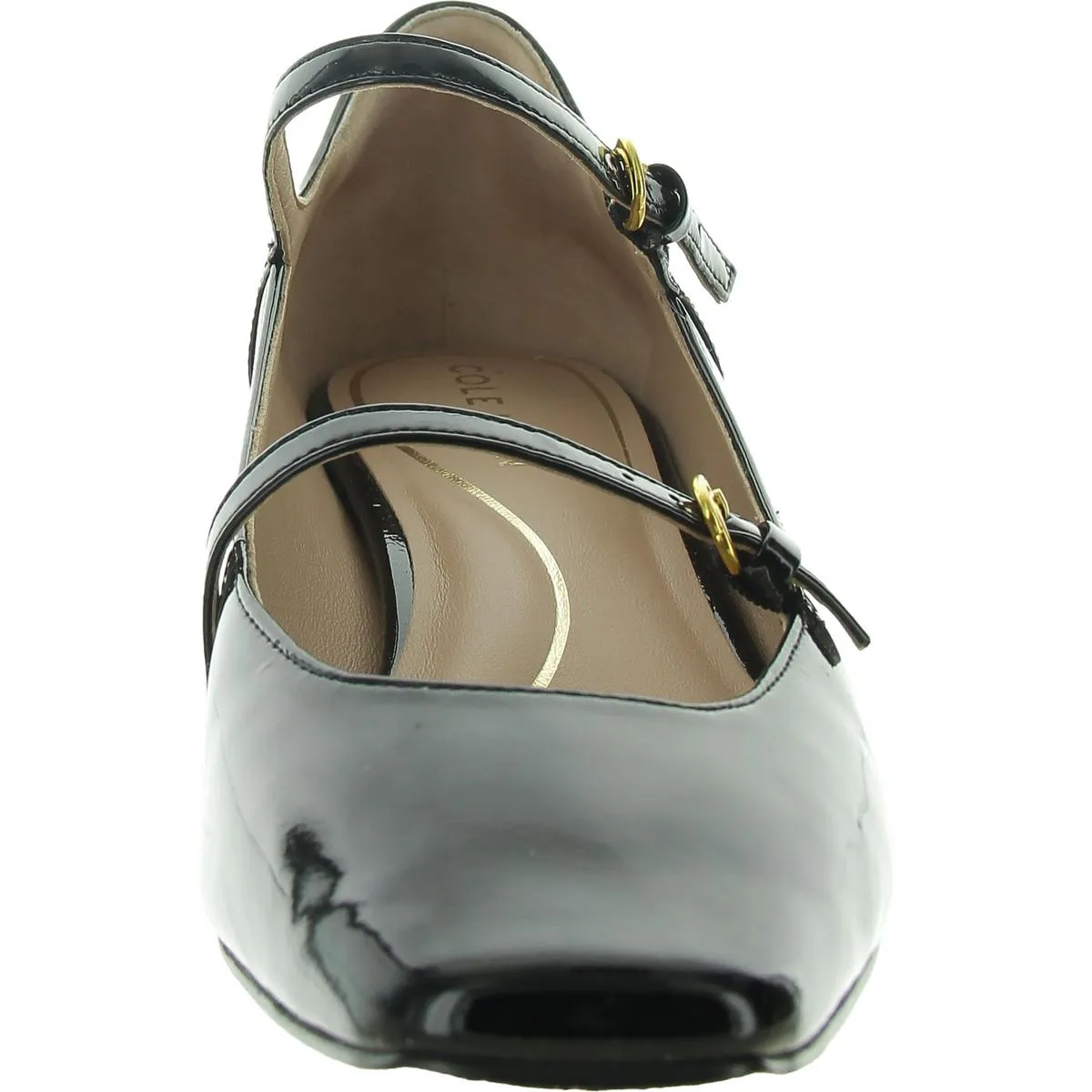 Womens Buckle Mary Jane Heels