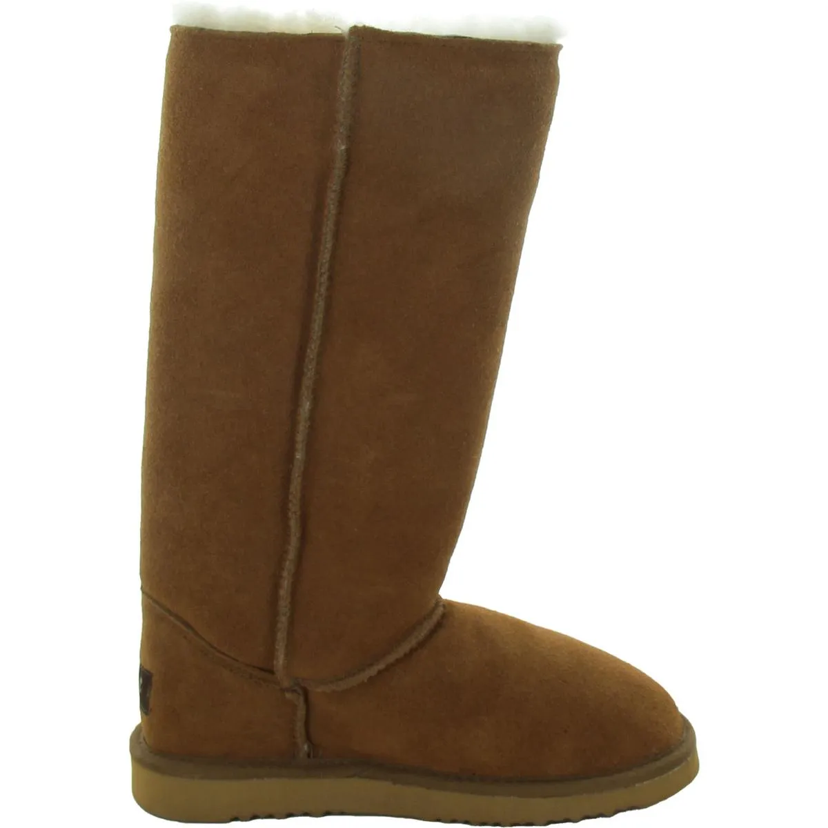 Womens Button Sheepskin Shearling Boots