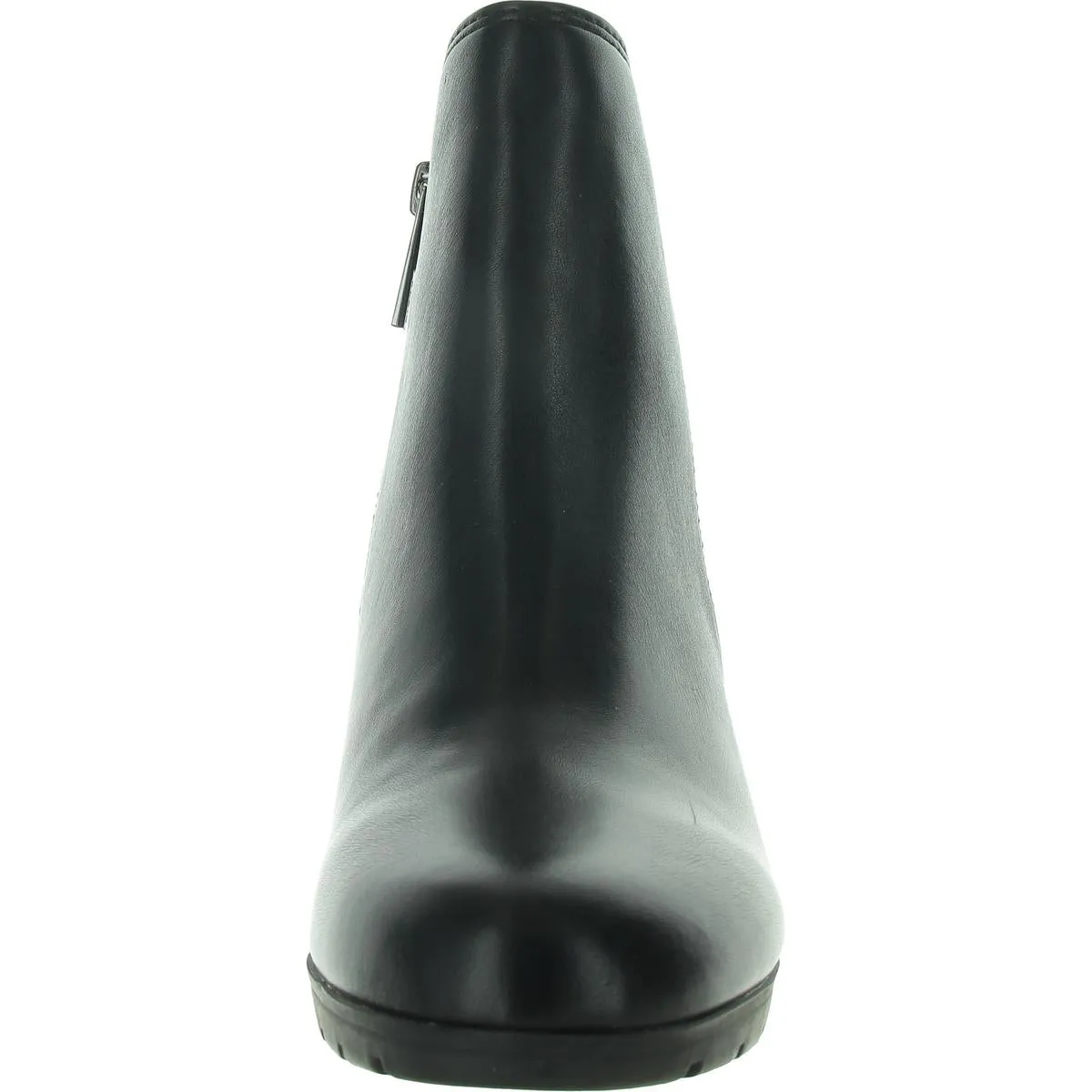 Womens Chain Faux Leather Mid-Calf Boots