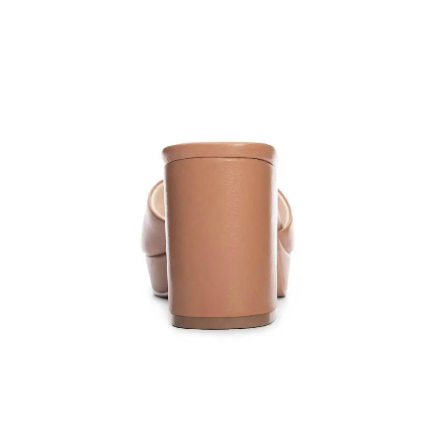 Women's Chunky Platform Heel In Tan