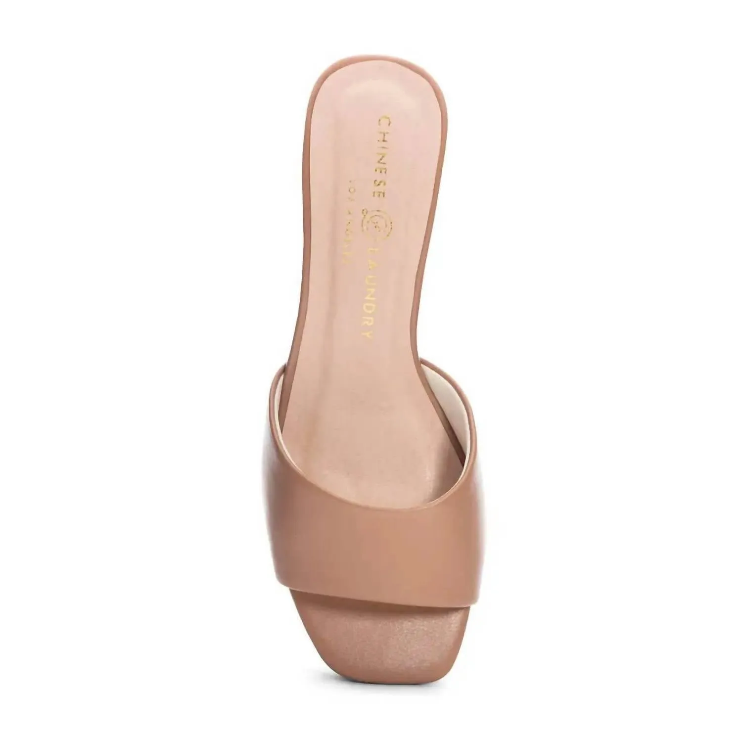 Women's Chunky Platform Heel In Tan