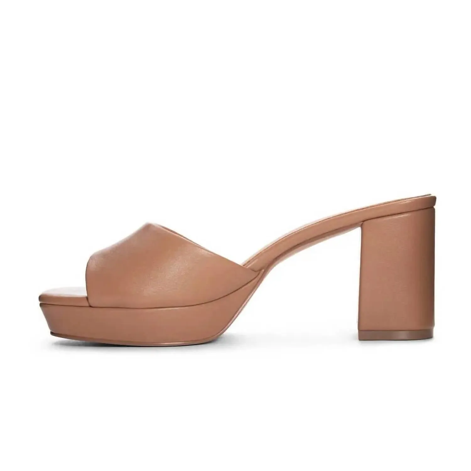 Women's Chunky Platform Heel In Tan