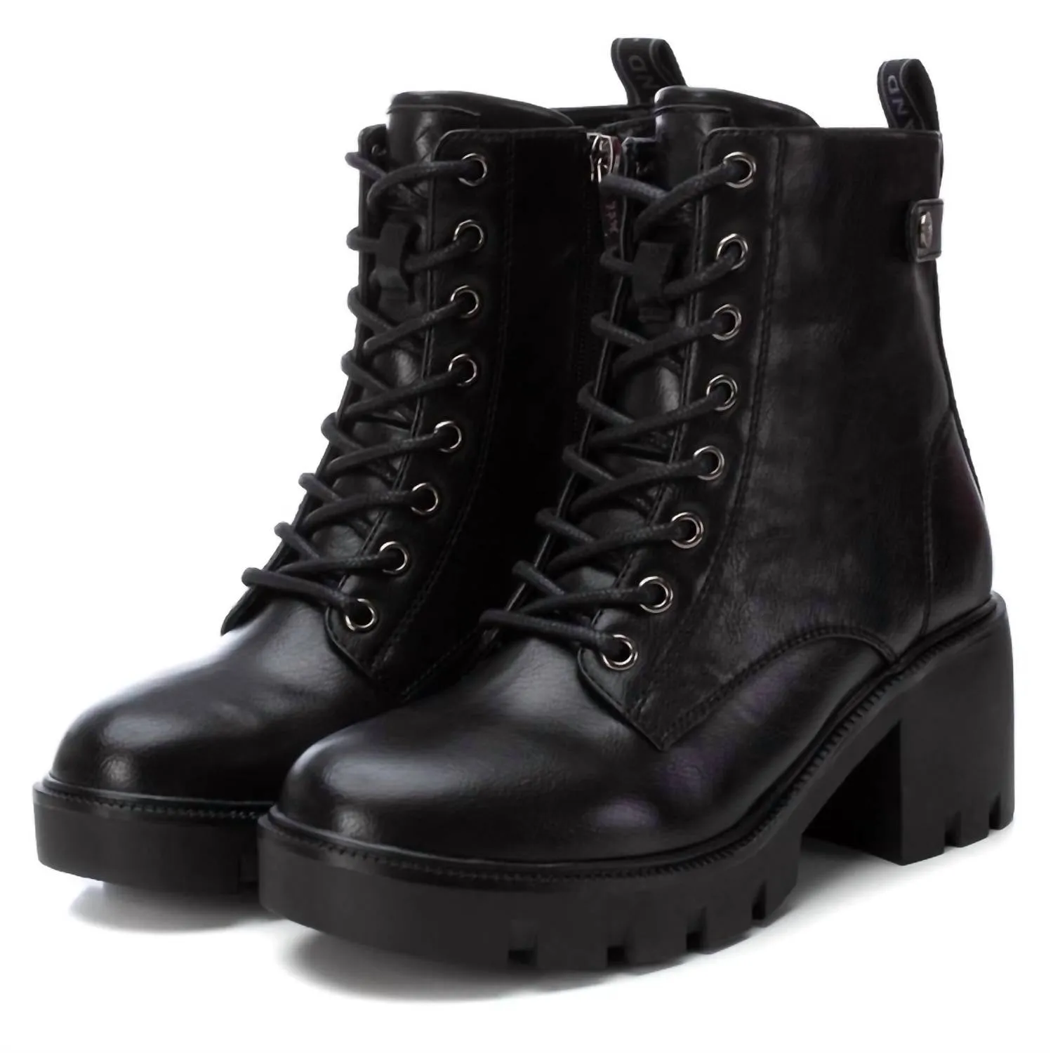 Women's Combat Booties In Black