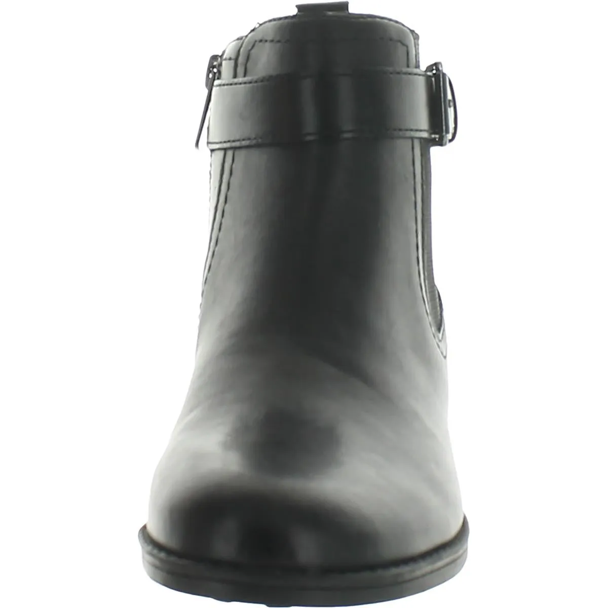 Womens Comfort Insole Faux Leather Ankle Boots