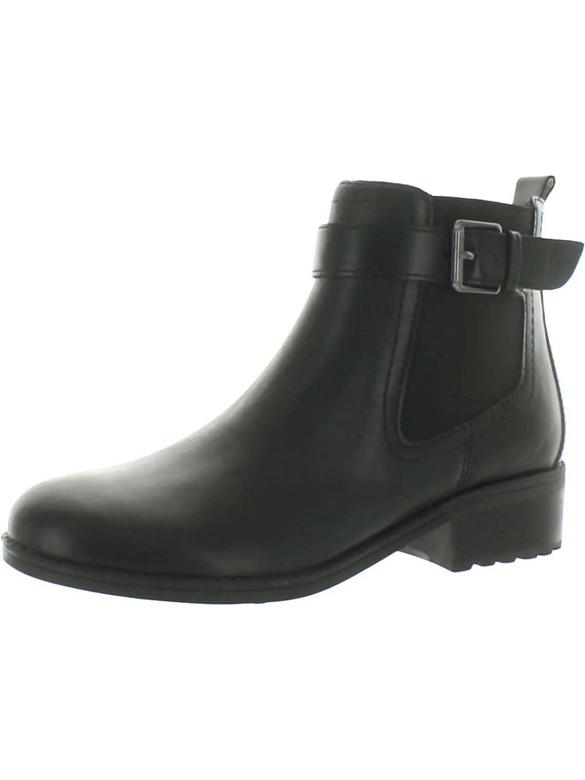 Womens Comfort Insole Faux Leather Ankle Boots