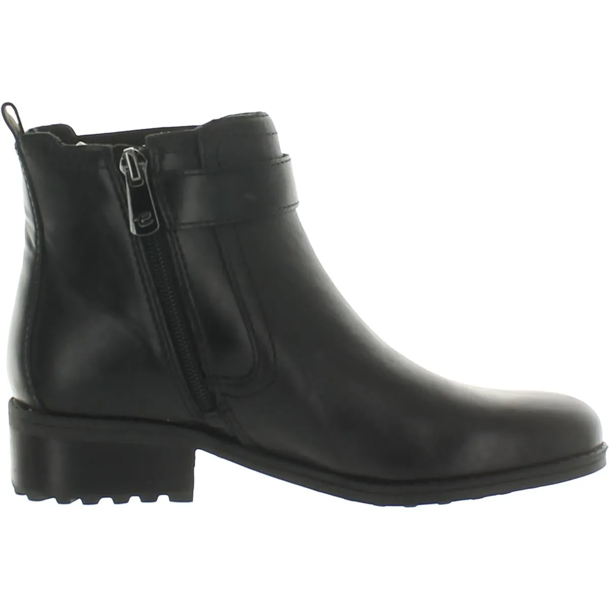 Womens Comfort Insole Faux Leather Ankle Boots