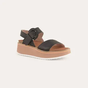 Women's Crepe Sandal - Medium/wide In Black
