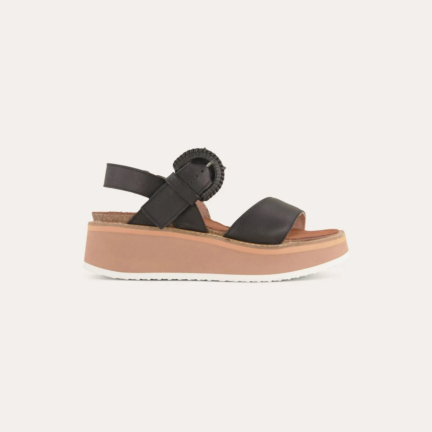 Women's Crepe Sandal - Medium/wide In Black