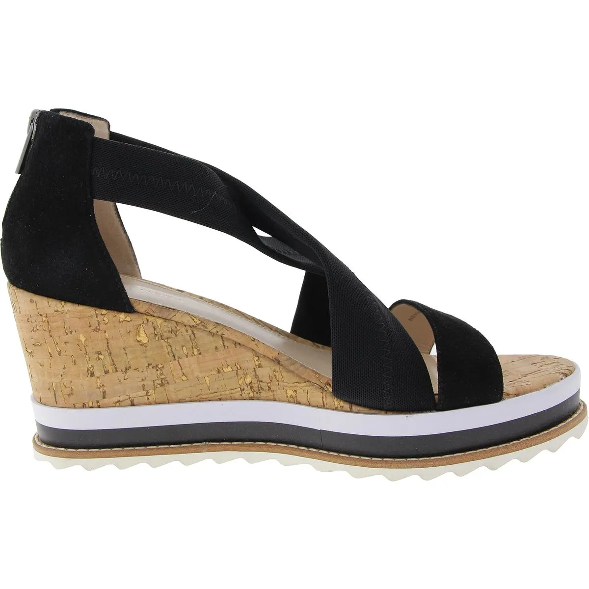 Womens Criss-Cross Wedge Heels