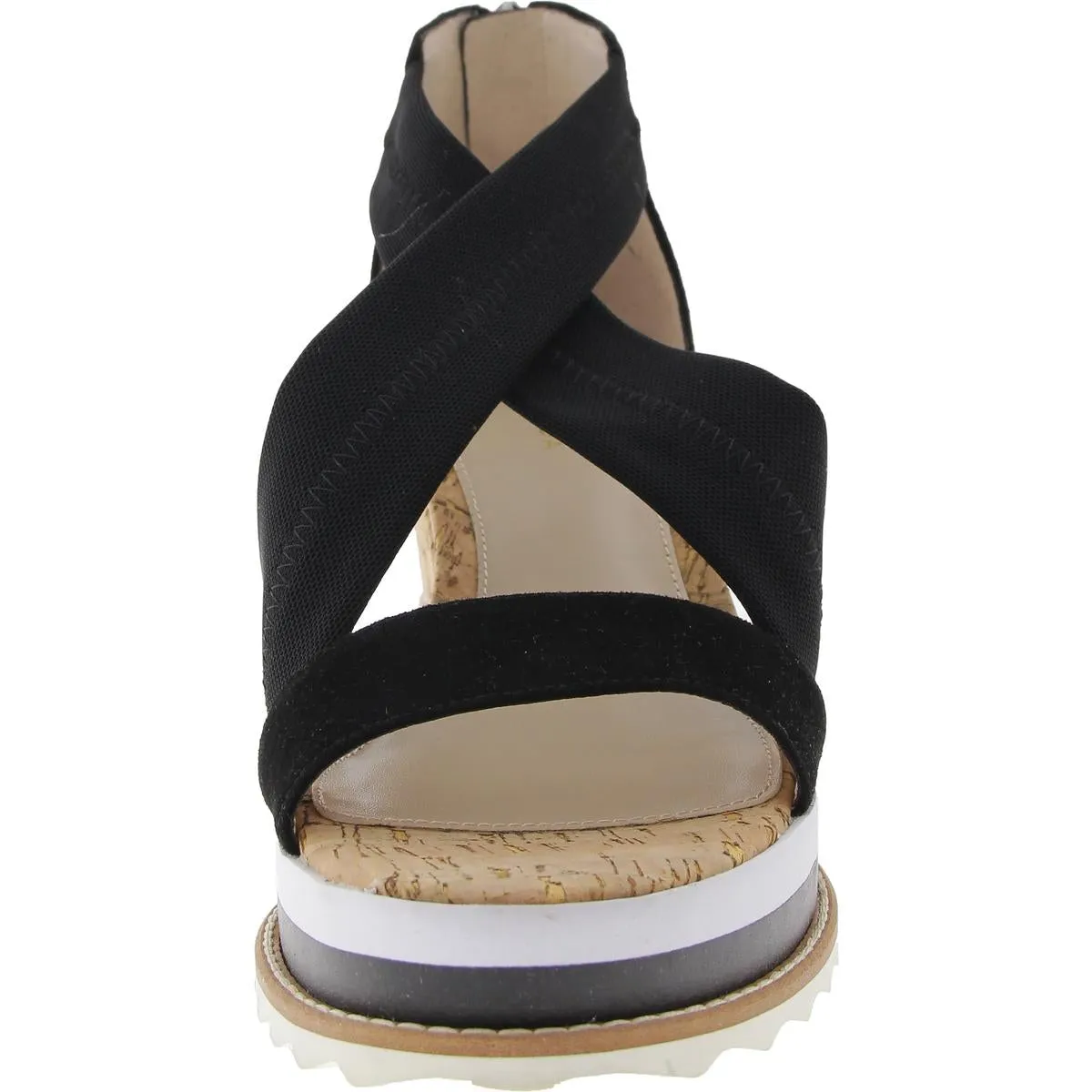 Womens Criss-Cross Wedge Heels