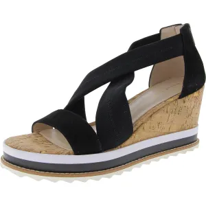 Womens Criss-Cross Wedge Heels