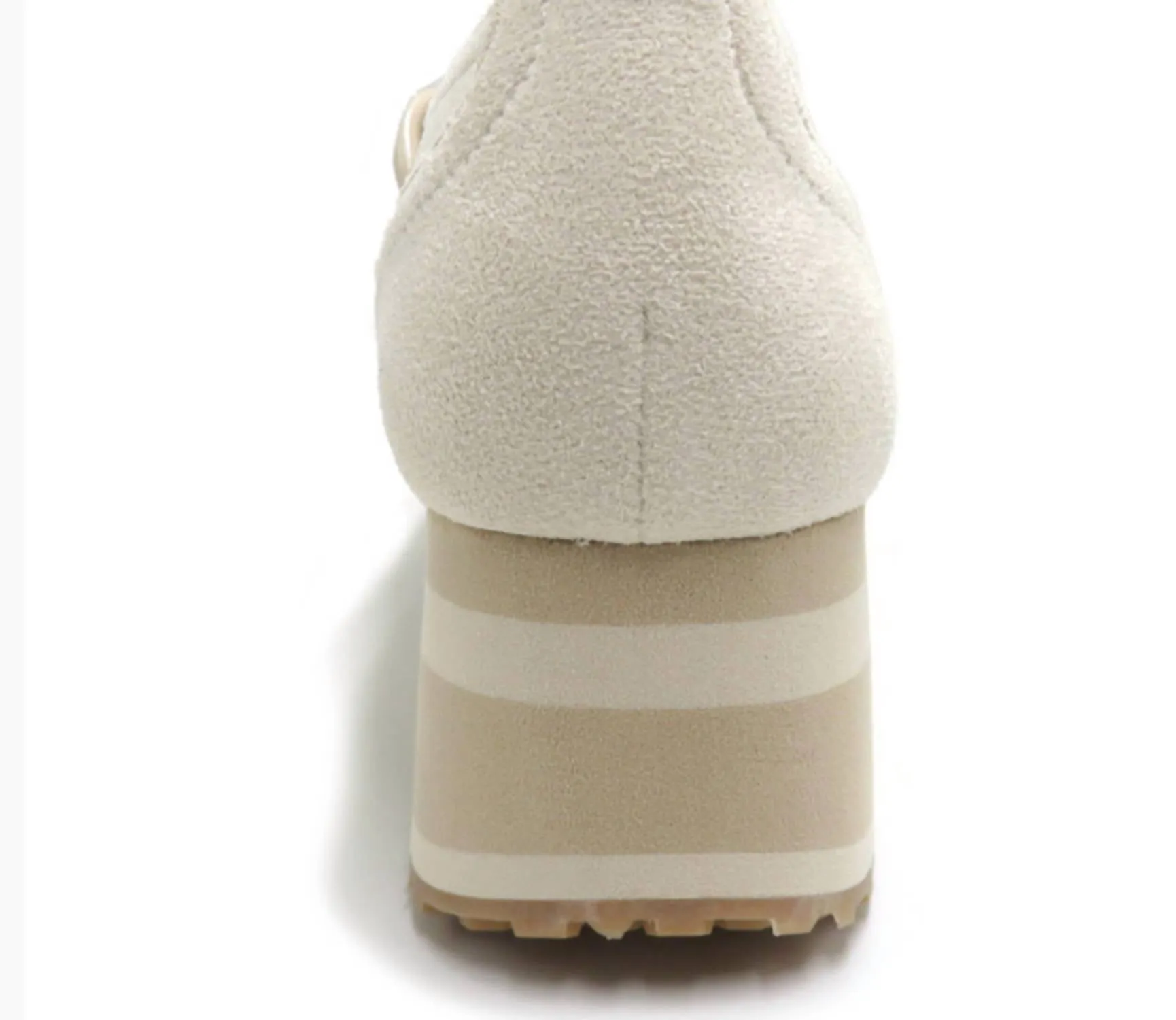 Women's Down Time Slip On Shoes In Ivory Suede