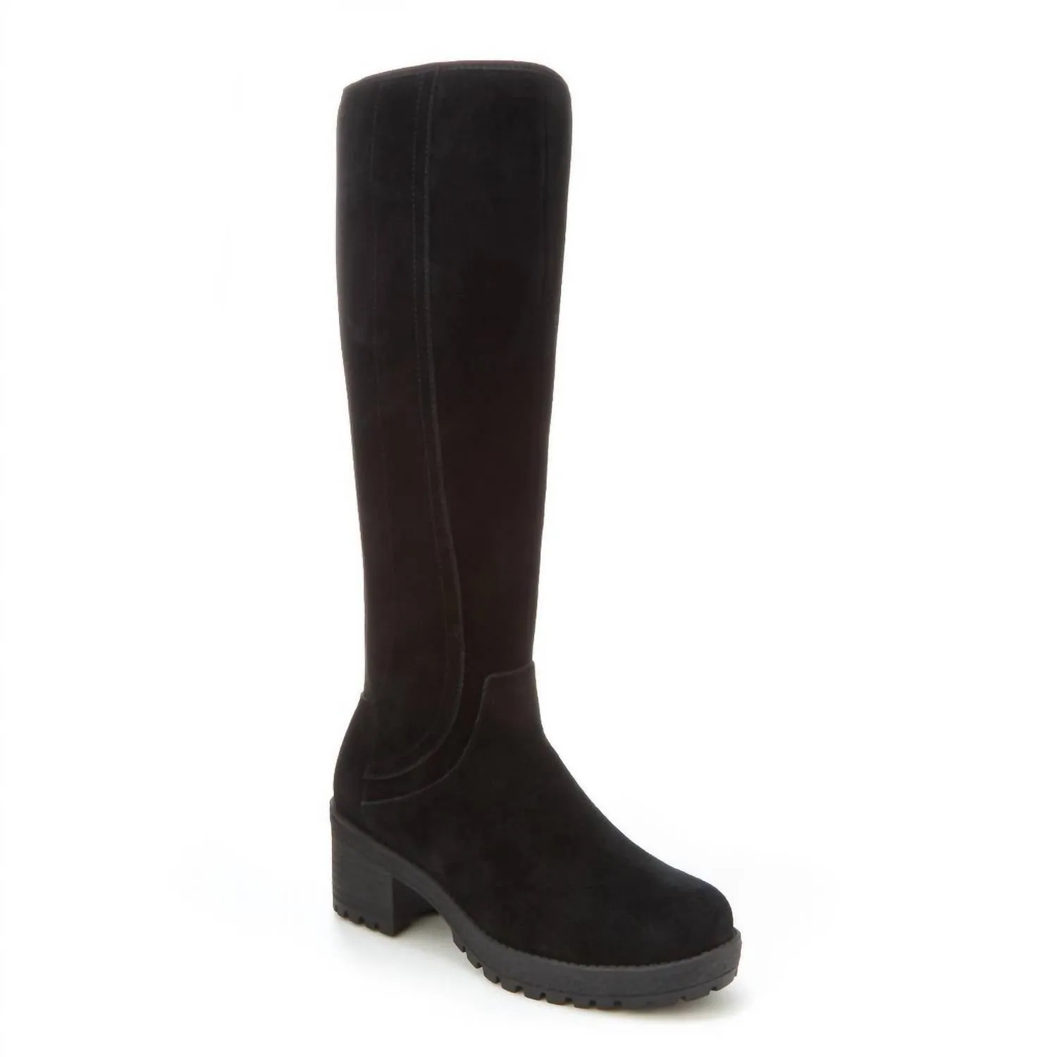 Women's Doyle Waterproof Boots In Dark Brown Suede