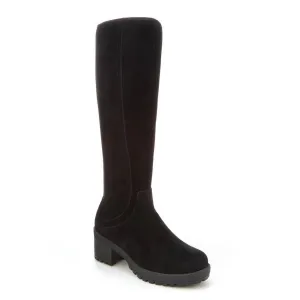 Women's Doyle Waterproof Boots In Dark Brown Suede