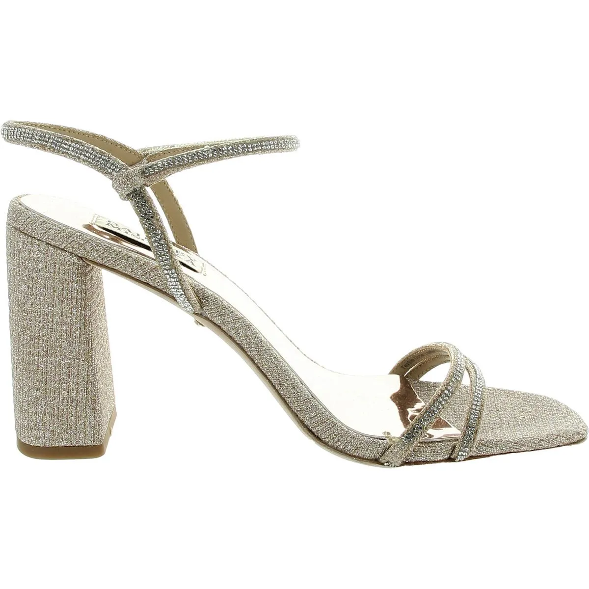 Womens Embellished Ankle Strap