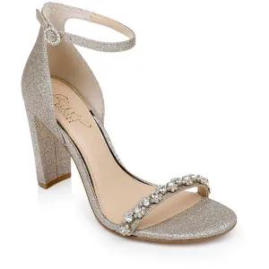 Womens Embellished Ankle Strap
