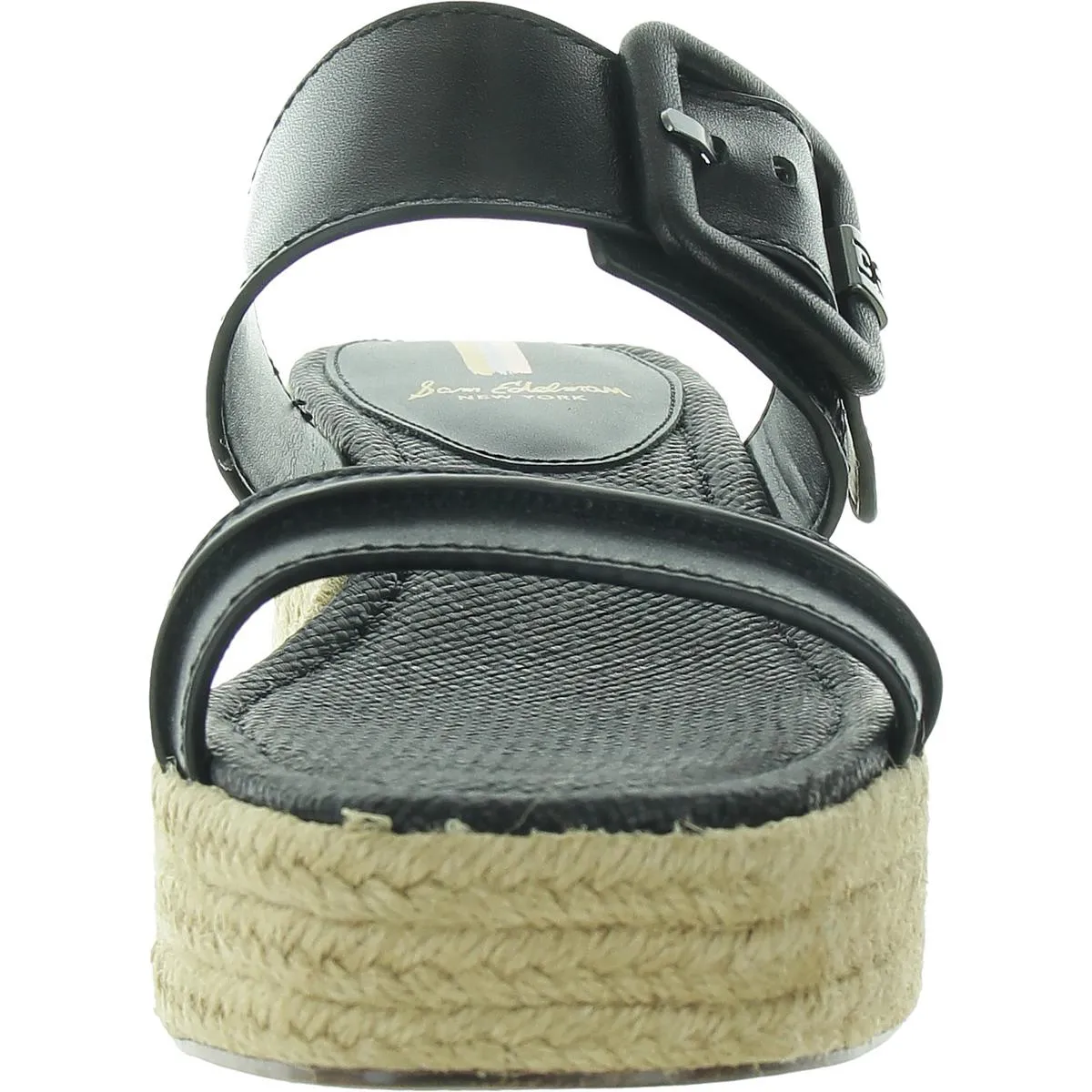 Womens Embellished Leather Espadrille Heels