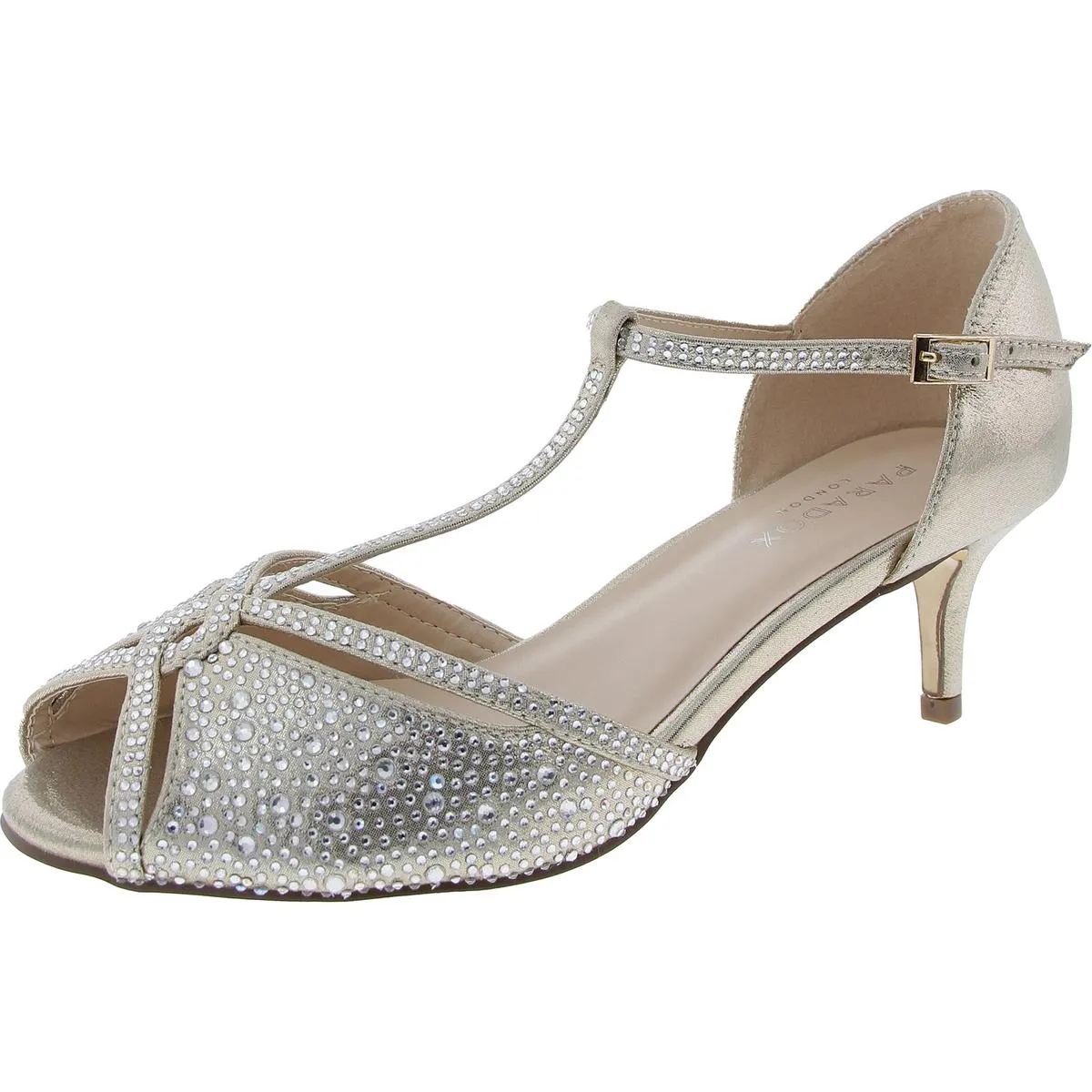Womens Embellished Mary Jane Heels