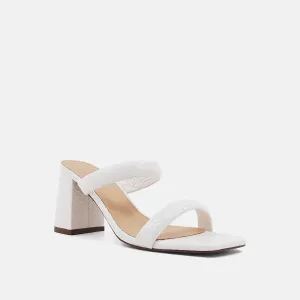 Women's Farah Heels In Off White Snake