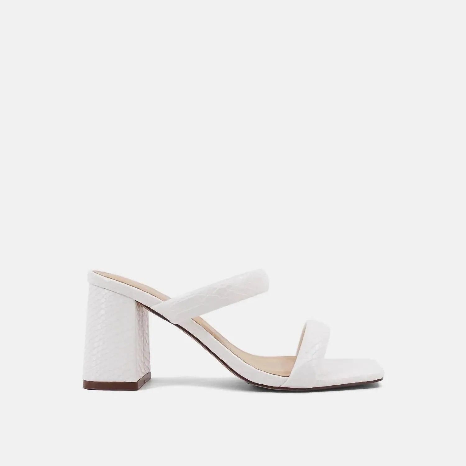 Women's Farah Heels In Off White Snake