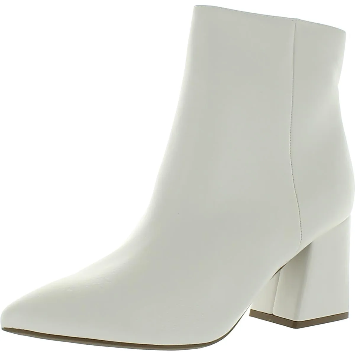 Womens Faux Leather Ankle Boots