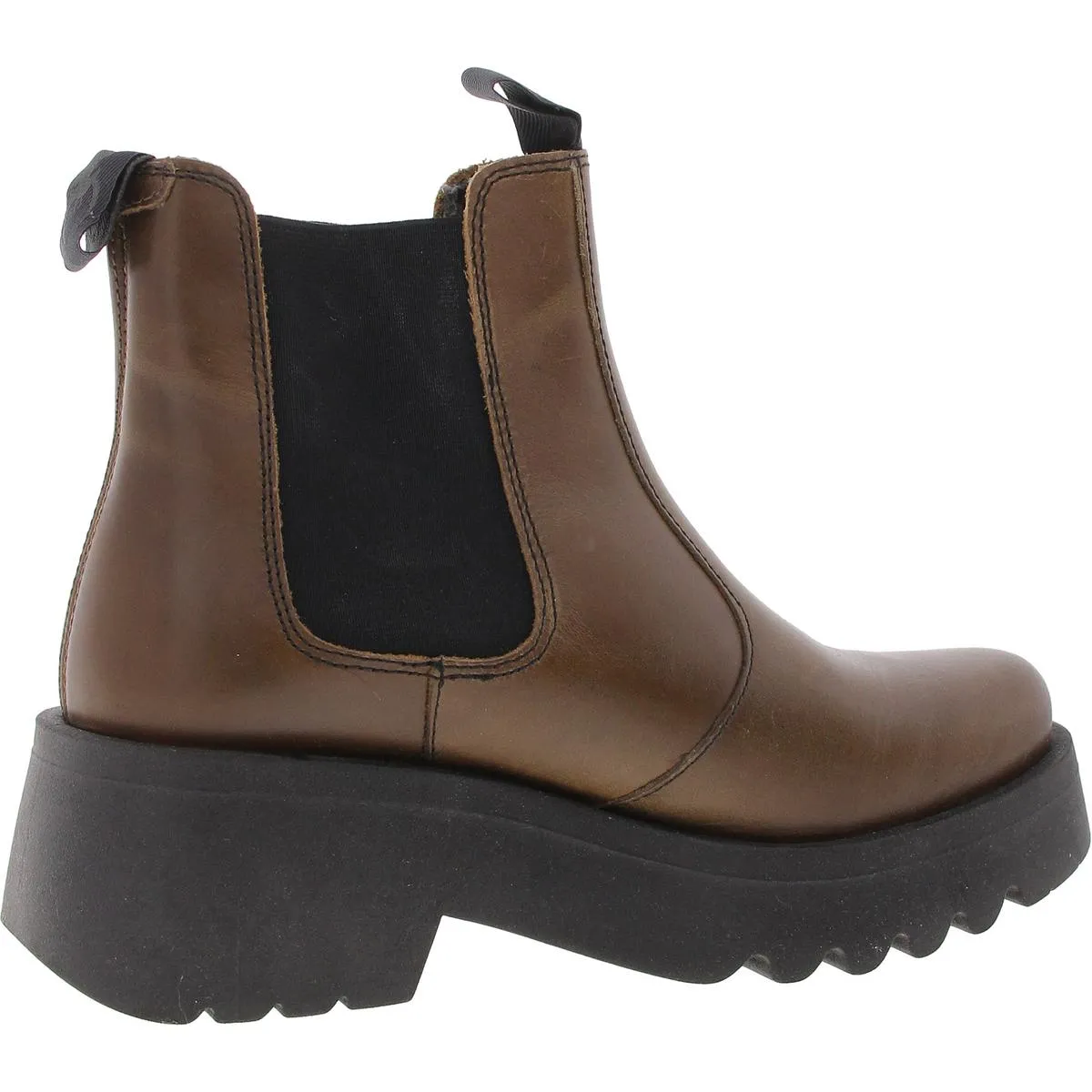 Womens Faux Leather Ankle Boots