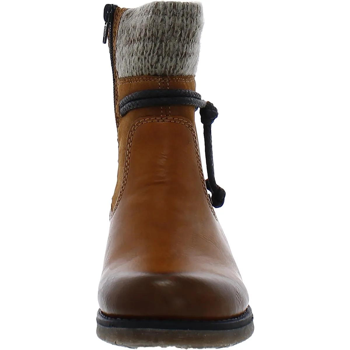 Womens Faux Leather Lined Winter Boots